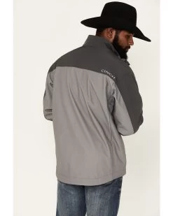 Cinch Men's Textured Logo Softshell Colorblock CC Jacket 7 Cinch Men's Textured Logo Softshell Colorblock CC Jacket -Ariat Store 2000375169 020 P4