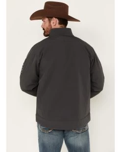 Cinch Men's Solid Logo Sleeve Zip-Front Softshell Jacket  -Ariat Store 2000375174 020 P4