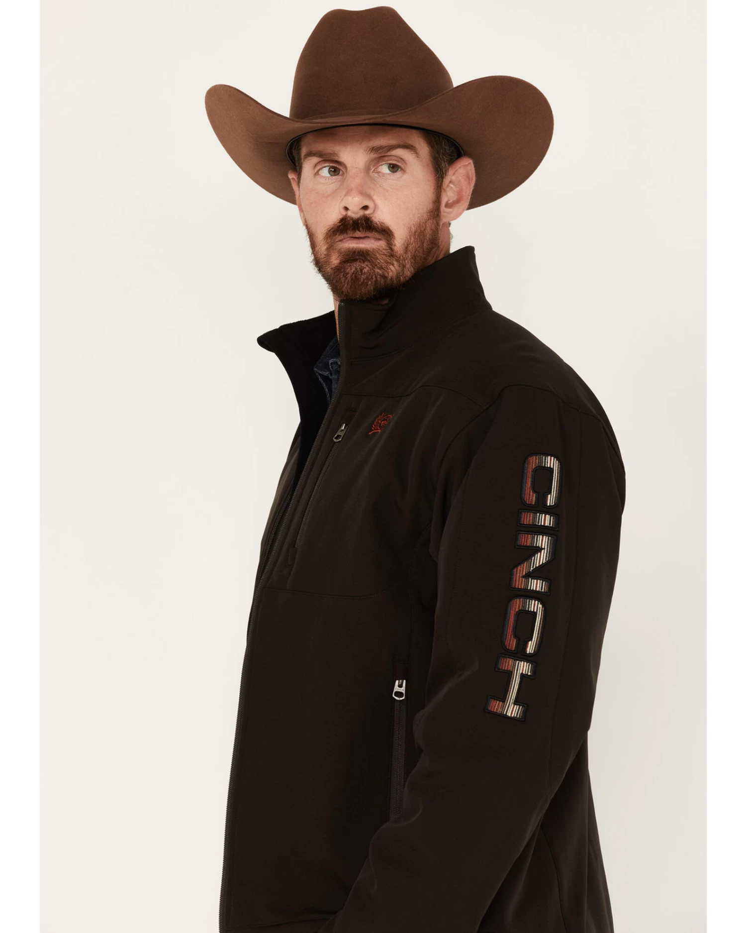 Cinch Men's Embroidered Logo Softshell Jacket 2 Cinch Men's Embroidered Logo Softshell Jacket - Image 2