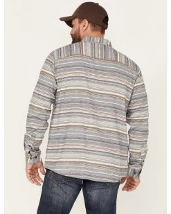 North River Men's Stripe Long Sleeve Button Down Flannel Shirt 7 North River Men's Stripe Long Sleeve Button Down Flannel Shirt -Ariat Store 2000375426 402 P4