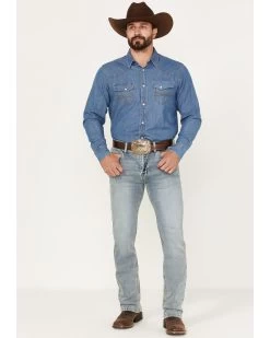 Hooey Men's Revolver Light Wash Slim Straight Reflex Jeans  -Ariat Store 2000375479 412 P3