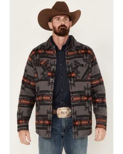 Rock & Roll Denim Men's Southwestern Print Shacket
