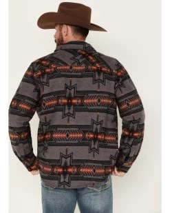 Rock & Roll Denim Men's Southwestern Print Shacket -Ariat Store 2000376137 022 P4
