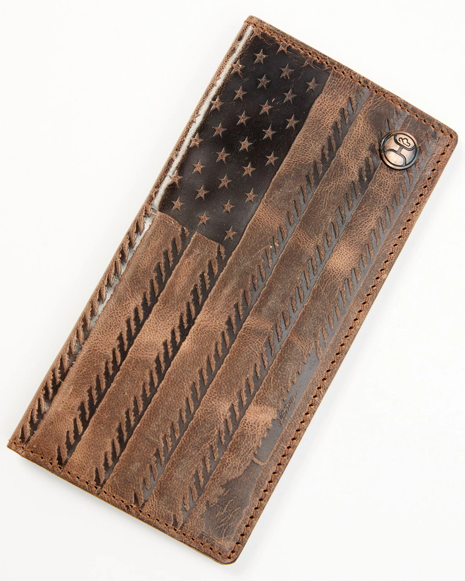 Hooey Men's Brown Liberty Rope Embossed Rodeo Wallet 1 Hooey Men's Brown Liberty Rope Embossed Rodeo Wallet