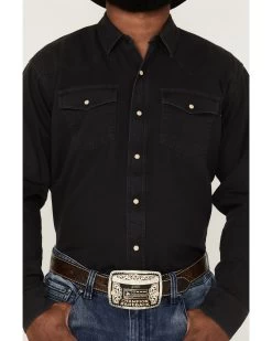 Ariat Men's Jurlington Retro Solid Snap Western Shirt - Big & Tall -Ariat Store 2000377052 022 P3