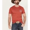 Howitzer Men's Red, White And Blue Graphic Western T-Shirt