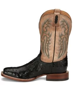 Tony Lama Men's Castillo Full Quill Ostrich Exotic Western Boots - Broad Square Toe 9 Tony Lama Men's Castillo Full Quill Ostrich Exotic Western Boots - Broad Square Toe -Ariat Store 2000379339 001 P3