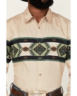 Cody James Men's Coyote Border Long Sleeve Snap Western Shirt -Ariat Store 2000380453 280 P3