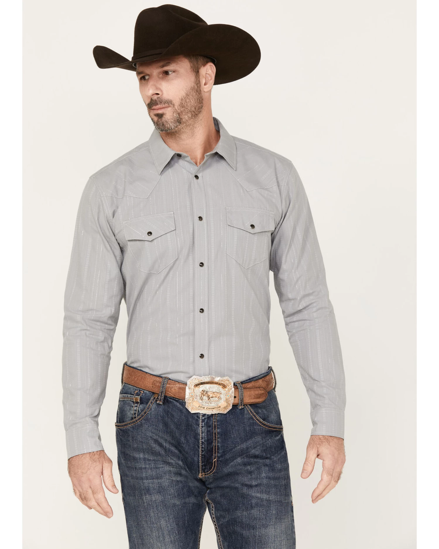 Gibson Men's Trails Long Sleeve Snap Western Shirt 1 Gibson Men's Trails Long Sleeve Snap Western Shirt