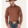 Blue Ranchwear Men's Long Sleeve Button-Down Western Shirt