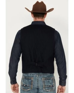 Moonshine Spirit Men's Pinstripe Capone Wool Vest 7 Moonshine Spirit Men's Pinstripe Capone Wool Vest -Ariat Store 2000380612 410 P4