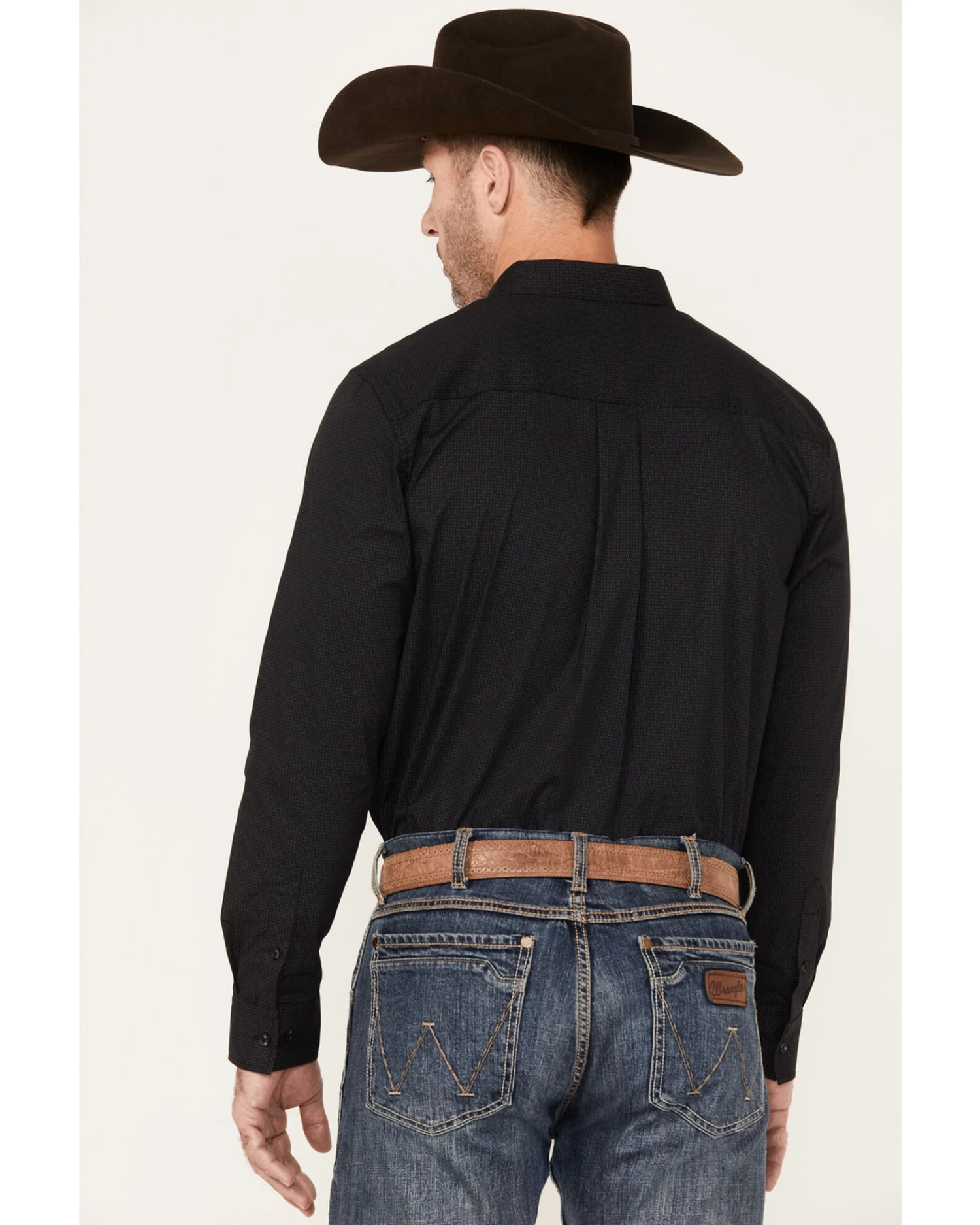 Cody James Men's Bedrock Solid Long Sleeve Stretch Button-Down Western Shirt 4 Cody James Men's Bedrock Solid Long Sleeve Stretch Button-Down Western Shirt - Image 4