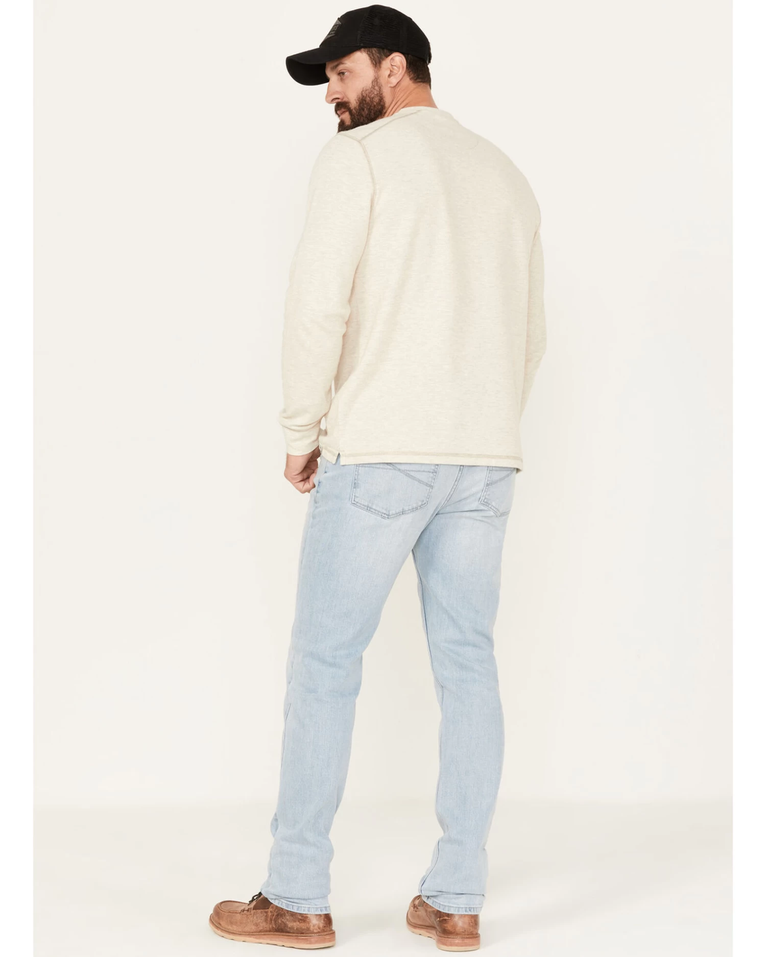 Brothers & Sons Men's Sedona Light Wash Slim Straight Stretch Denim Jeans 3 Brothers & Sons Men's Sedona Light Wash Slim Straight Stretch Denim Jeans - Image 3