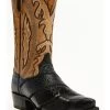 Dan Post Men's Ostrich Leg Exotic Western Boot - Snip Toe