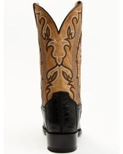 Dan Post Men's Ostrich Leg Exotic Western Boot - Snip Toe -Ariat Store 2000381785 001 P5
