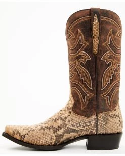 Dan Post Men's Exotic Python Western Boots - Snip Toe -Ariat Store 2000382249 101 P3