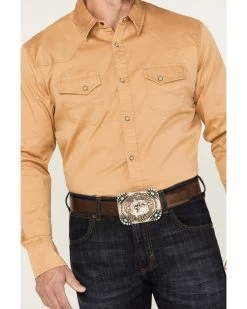 Blue Ranchwear Men's Twill Long Sleeve Work Snap Shirt -Ariat Store 2000382806 720 P3