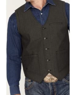 Moonshine Spirit Men's Drifter Herringbone Vest -Ariat Store 2000383183 020 P3