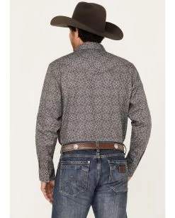 Cody James Men's Down Range Medallion Print Long Sleeve Western Snap Shirt -Ariat Store 2000383267 201 P4