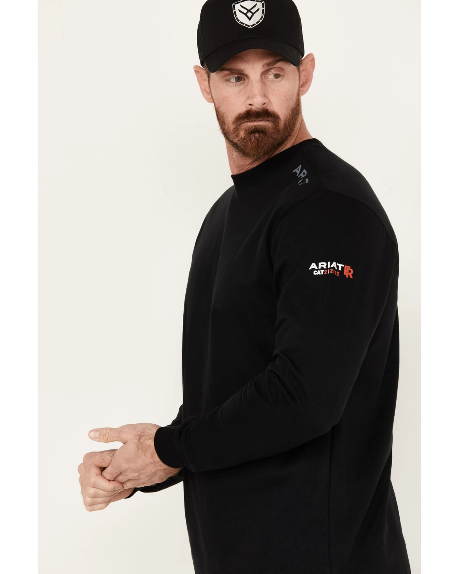 Ariat Men's FR Raising The Flag Long Sleeve Work T-Shirt 2 Ariat Men's FR Raising The Flag Long Sleeve Work T-Shirt - Image 2