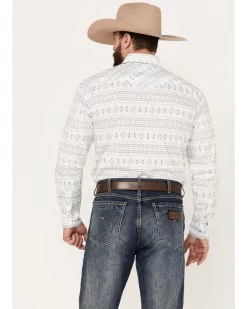 Rough Stock By Panhandle Men's Southwestern Print Long Sleeve Stretch Western Snap Shirt 7 Rough Stock By Panhandle Men's Southwestern Print Long Sleeve Stretch Western Snap Shirt -Ariat Store 2000385163 100 P4