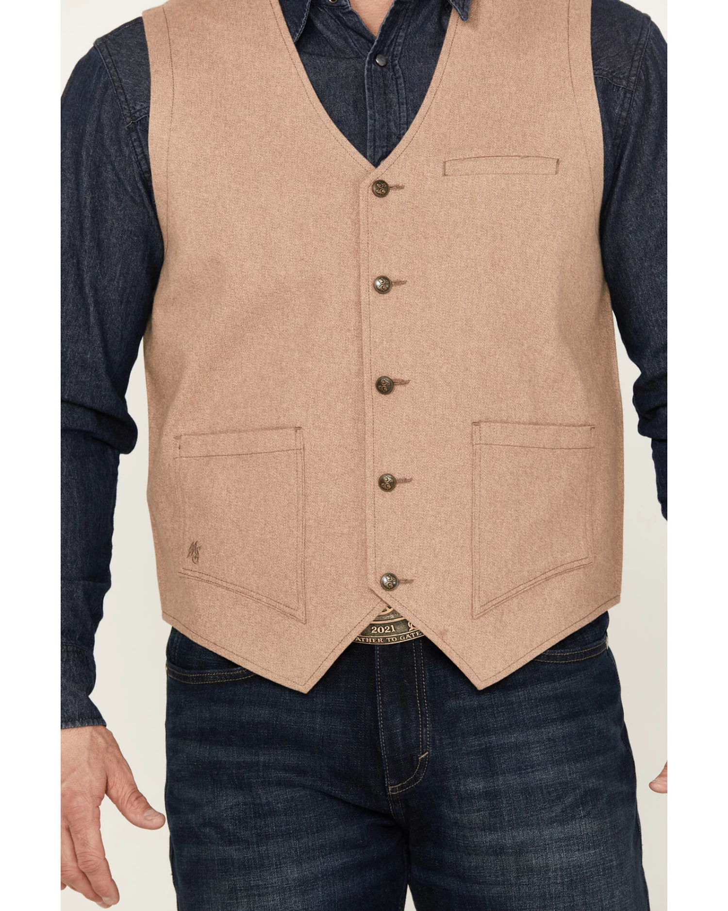 Moonshine Spirit Men's Catina Western Vest 3 Moonshine Spirit Men's Catina Western Vest - Image 3