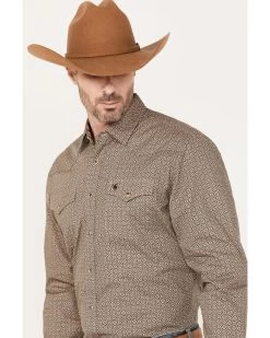Rodeo Clothing Men's Medallion Print Long Sleeve Snap Western Shirt 6 Rodeo Clothing Men's Medallion Print Long Sleeve Snap Western Shirt -Ariat Store 2000388673 281 P3