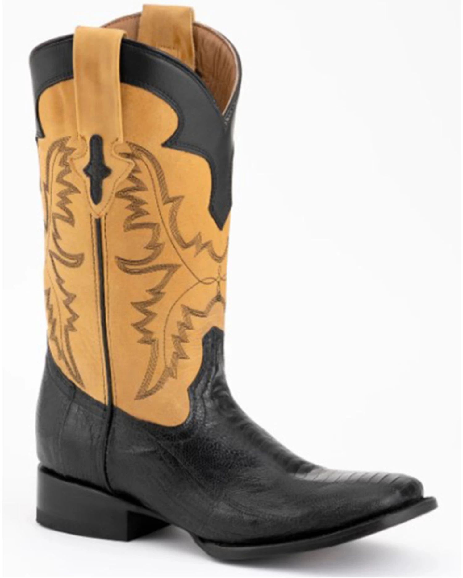Ferrini Men's Nash Exotic Ostrich Leg Western Boots - Square Toe 1 Ferrini Men's Nash Exotic Ostrich Leg Western Boots - Square Toe