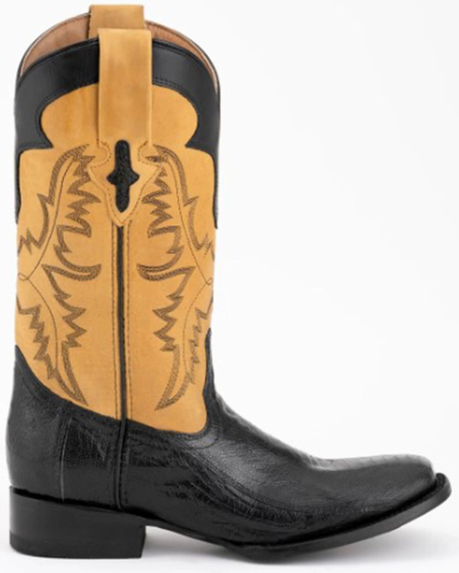 Ferrini Men's Nash Exotic Ostrich Leg Western Boots - Square Toe 2 Ferrini Men's Nash Exotic Ostrich Leg Western Boots - Square Toe - Image 2