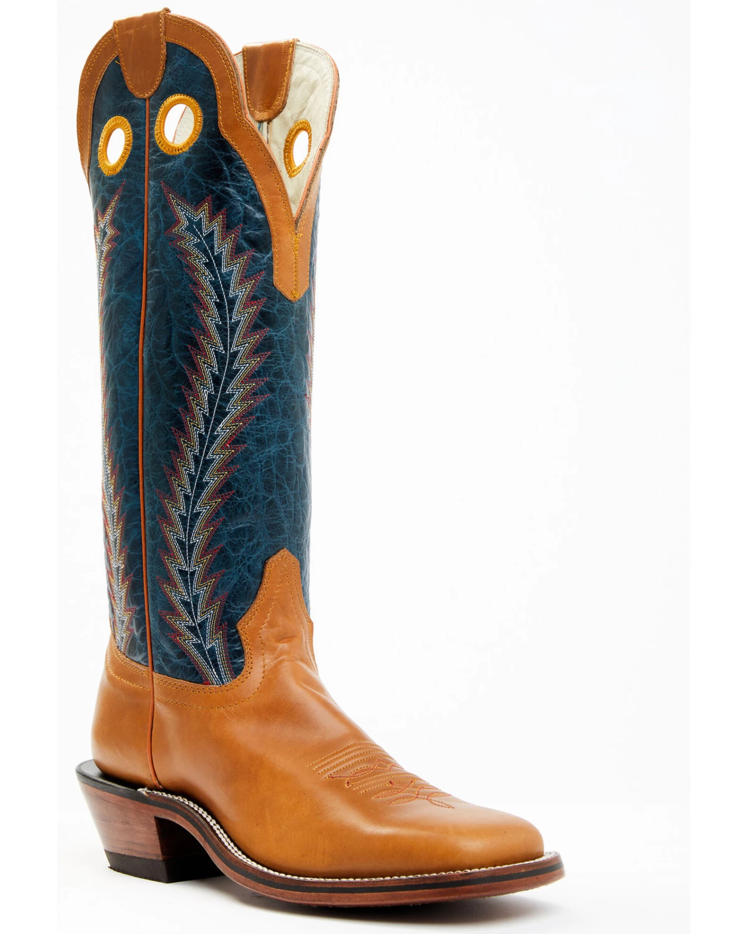 Hondo Boots Men's Crazy Horse Western Boots - Broad Square Toe 1 Hondo Boots Men's Crazy Horse Western Boots - Broad Square Toe