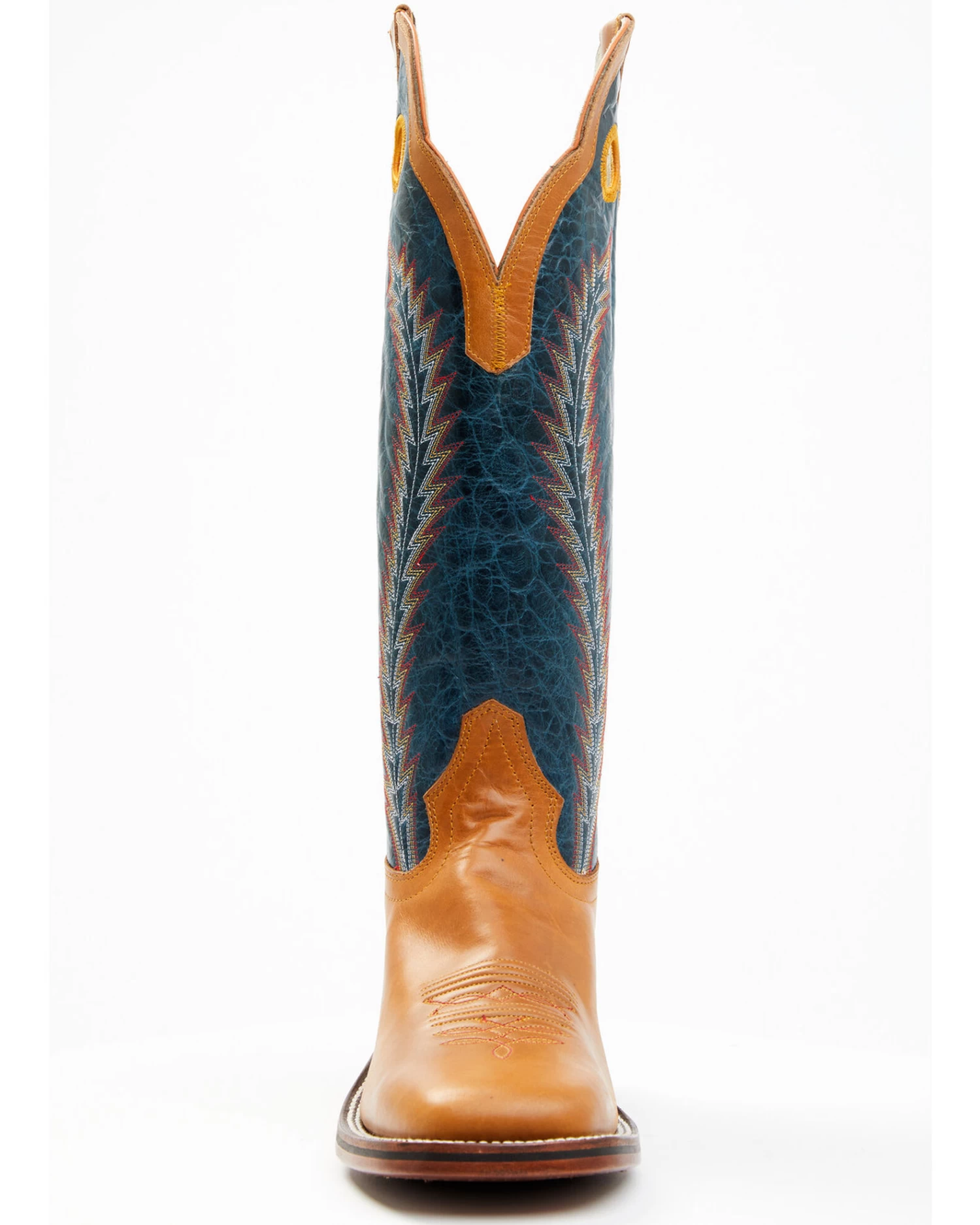 Hondo Boots Men's Crazy Horse Western Boots - Broad Square Toe 4 Hondo Boots Men's Crazy Horse Western Boots - Broad Square Toe - Image 4