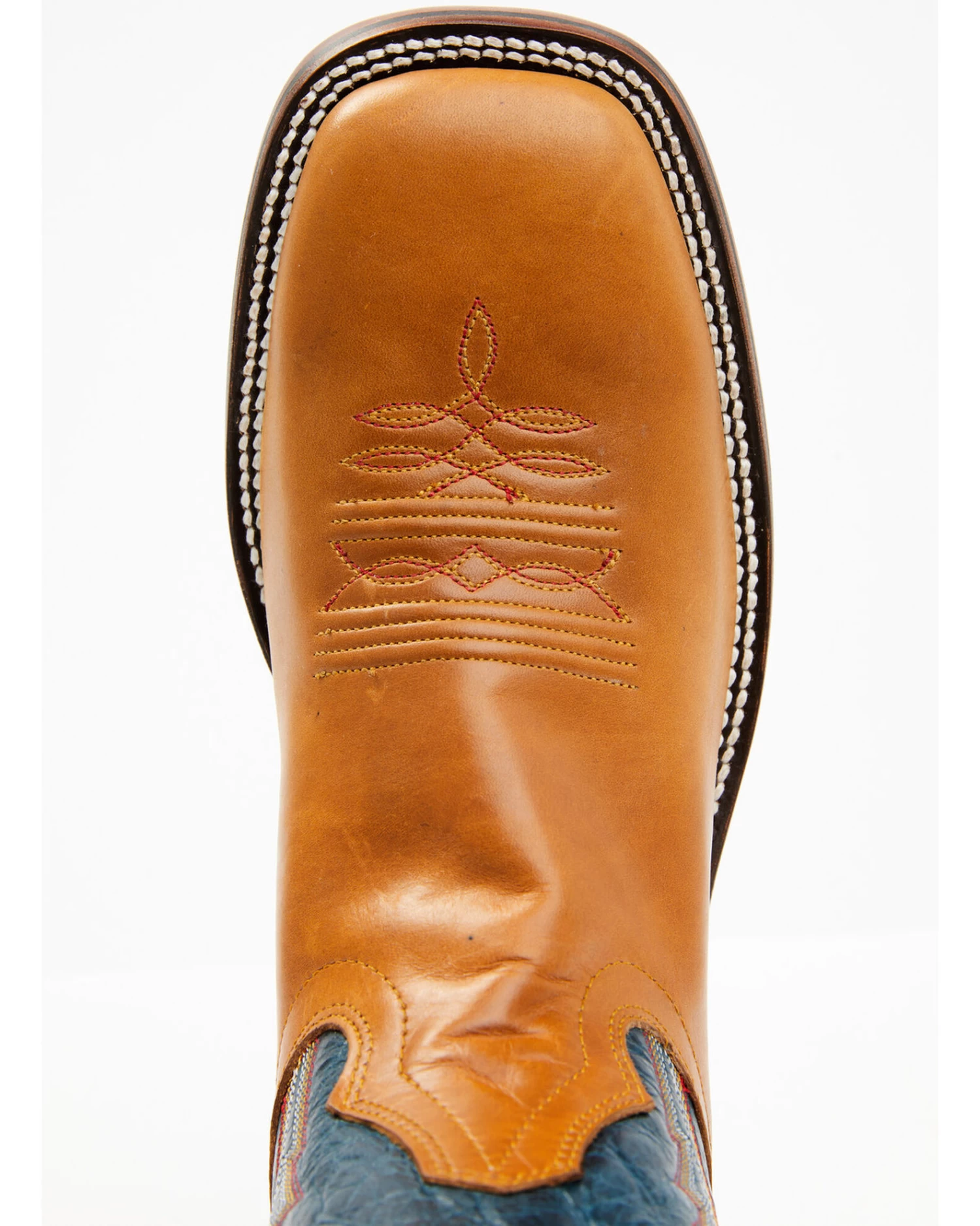 Hondo Boots Men's Crazy Horse Western Boots - Broad Square Toe 6 Hondo Boots Men's Crazy Horse Western Boots - Broad Square Toe - Image 6
