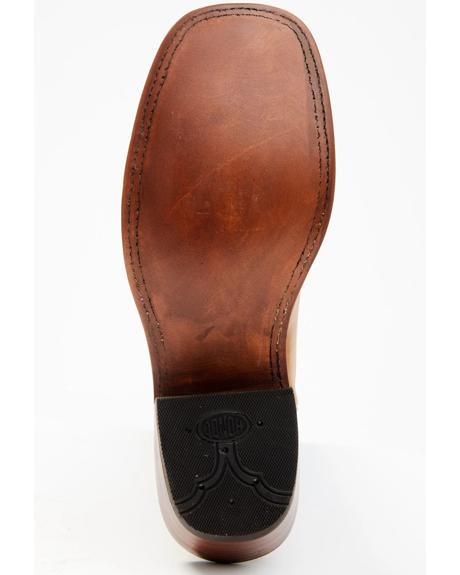 Hondo Boots Men's Crazy Horse Western Boots - Broad Square Toe 7 Hondo Boots Men's Crazy Horse Western Boots - Broad Square Toe - Image 7