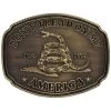 Montana Silversmiths Men's Don't Tread On Me Attitude Buckle
