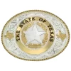 Montana Silversmiths State Of Texas Star Seal Western Buckle