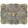 Cody James Men's Interchangeable Longhorn Belt Buckle